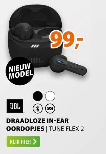 JBL TUNE Flex 2 Zwart