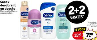 Sanex deodorant en douche