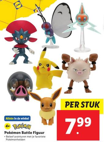 Pokémon battle figuur