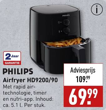 PHILIPS Airfryer HD9200/90