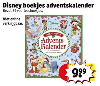 Disney boekjes adventskalender