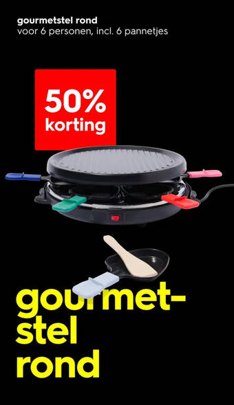 Gourmetstel rond