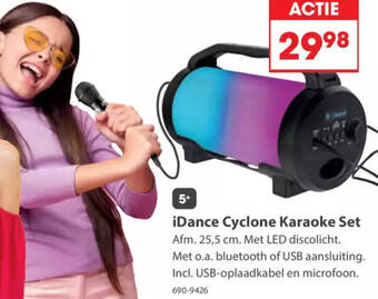 iDance Cyclone Karaoke Set