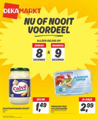 Dekamarkt folder - Nu of Nooit voordeel