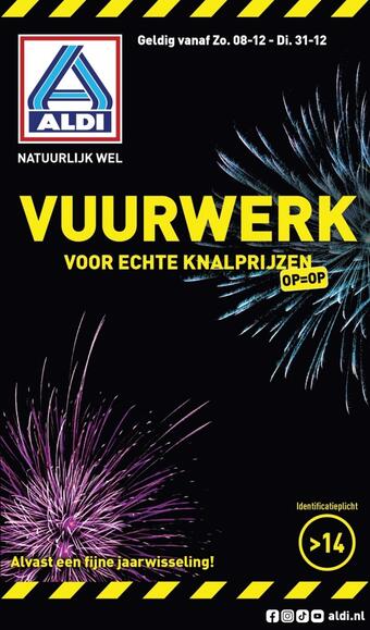 ALDI Vuurwerk folder