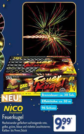 Nico feuerwerk feuerkugel