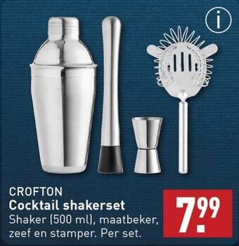 CROFTON Cocktail shakerset