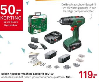 Bosch Accuboormachine Easydrill 18V-40