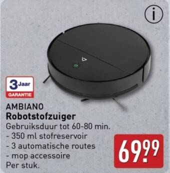 Ambiano robotstofzuiger