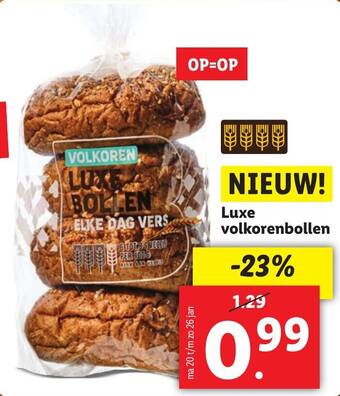 Luxe volkorenbollen