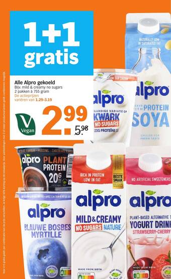 Alle Alpro gekoeld