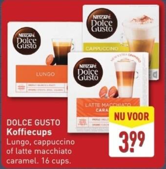 Dolce gusto koffiecups