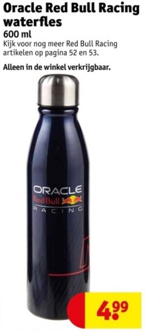 Oracle Red Bull Racing waterfles