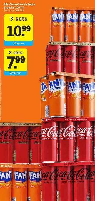 Alle Coca-Cola en Fanta