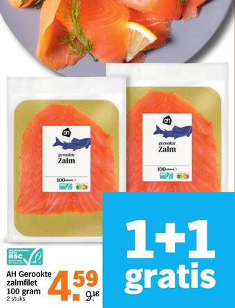 AH Gerookte zalmfilet