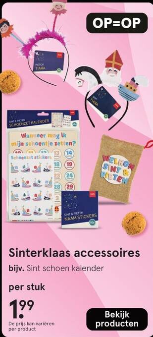 Sinterklaas accessoires