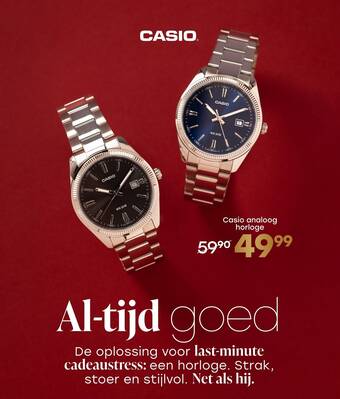 Casio analoog horloge