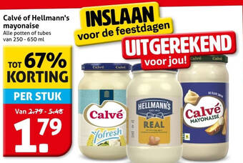 Calvé of Hellmann's mayonaise