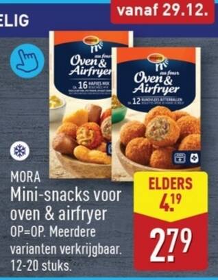 Mora Mini-snacks voor oven & airfryer