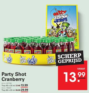 Party Shot Cranberry