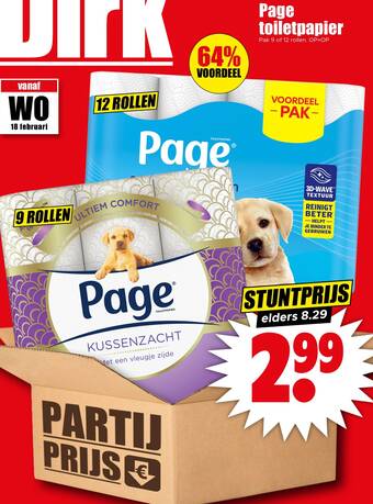 Page toiletpapier