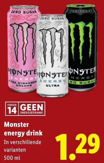 Monster energy drink