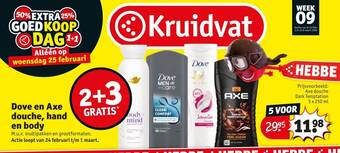 Dove en Axe douche, hand en body