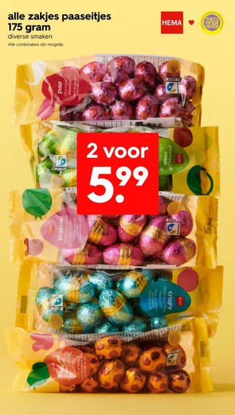 alle zakjes paaseitjes