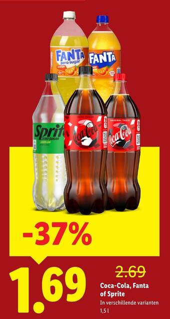 Coca-Cola, Fanta of Sprite