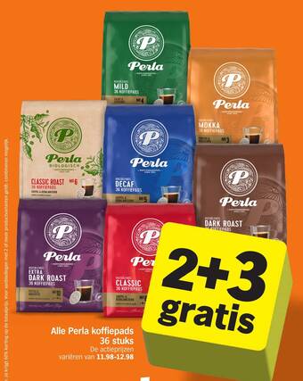 Alle Perla koffiepads