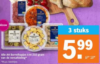 Alle AH Borrelhapjes