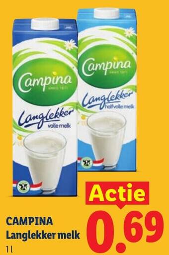Campina langlekker melk