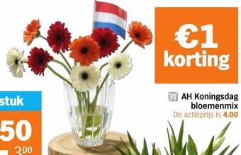 AH Koningsdag bloemenmix