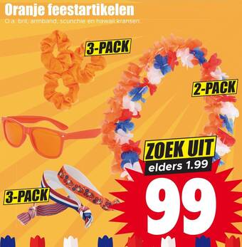 Oranje feestartikelen