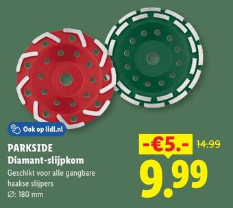 Parkside Diamant-slijpkom