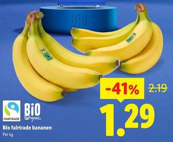 Bio fairtrade bananen