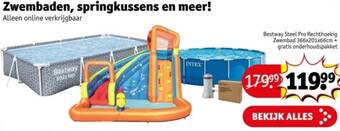 Zwembaden, springkussens en meer!