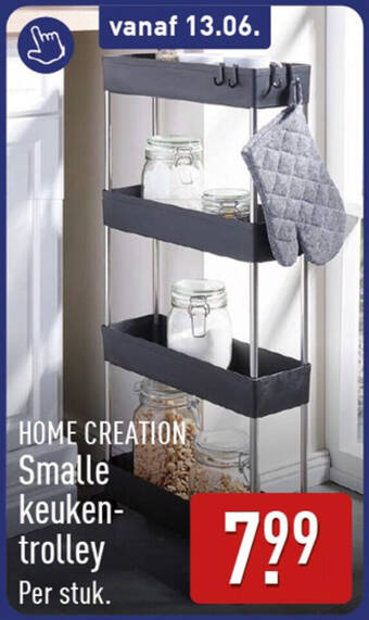 Home creation smalle keukentrolley