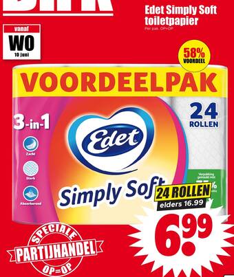 Edet Simply Soft toiletpapier