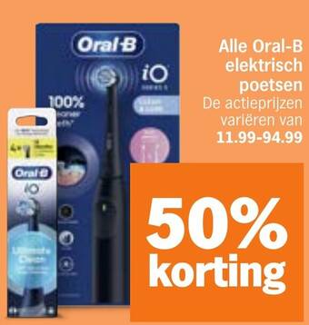 Alle Oral-B elektrisch poetsen