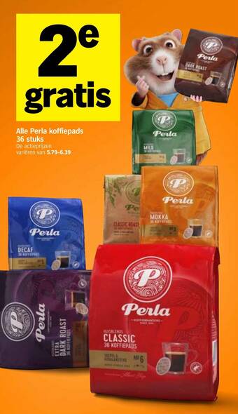 Alle Perla koffiepads