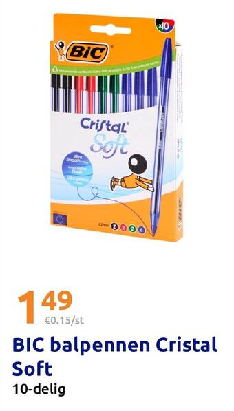 BIC balpennen Cristal Soft