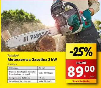 Parkside - motossss a gasolina 2 kw