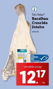 Bacalhau crescido inteiro