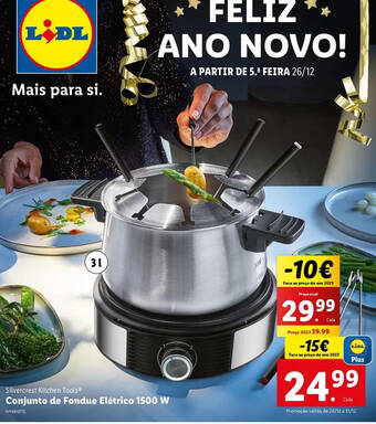 Lidl - conjunto de fondue eléctrico