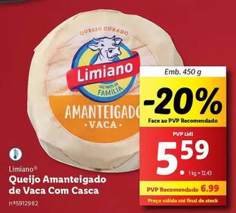 Limiano - queijo amanteigado de vaca com case