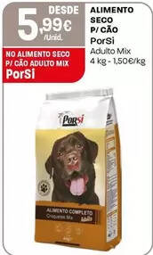 Porsi - alimento seco p/cão