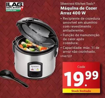 Silvercrest - maquina de cozer arroz 400 w