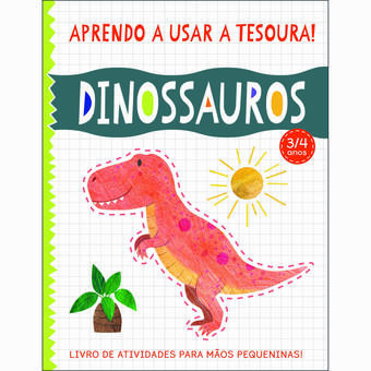 Aprendo a usar a tesoura! - dinossauros