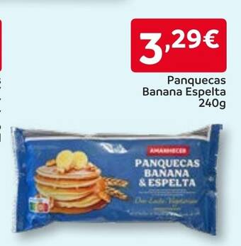 Panquecas Banana Espelta